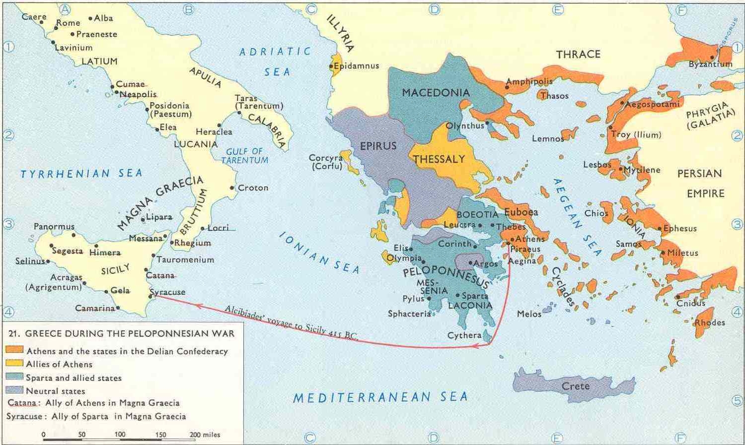 First Persian Invasion Of Greece Map